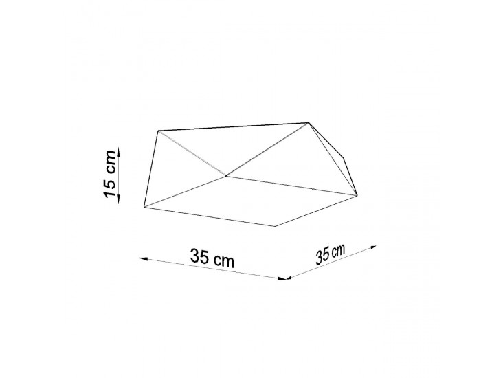 Hexa 35 fehér mennyezeti lámpa