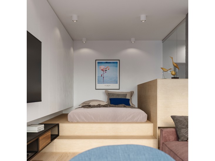 Tiube fehér mennyezeti lámpa