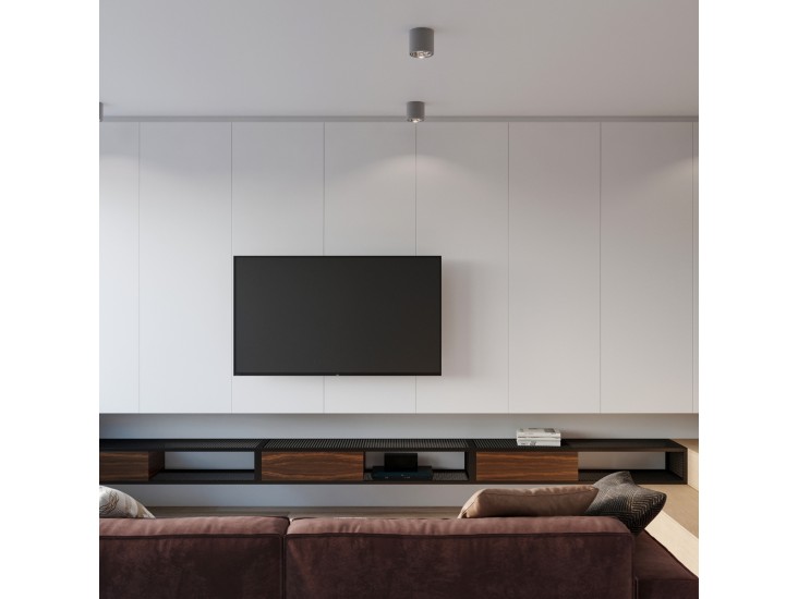 Tiube szürke mennyezeti lámpa