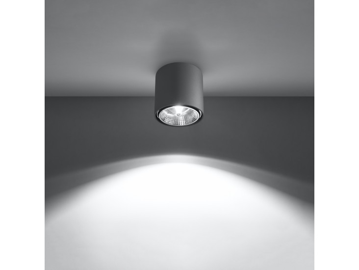 Tiube szürke mennyezeti lámpa