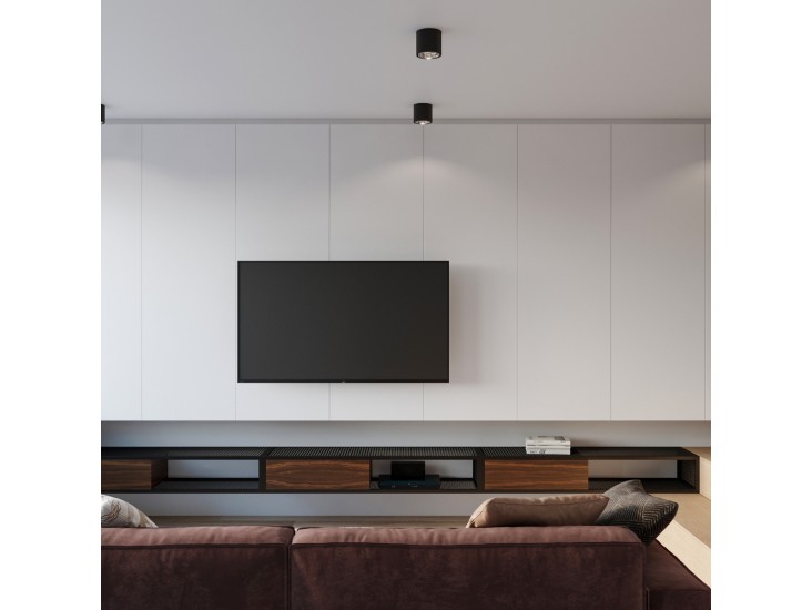 Tiube fekete mennyezeti lámpa