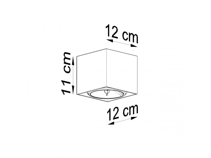 Blake szürke mennyezeti lámpa