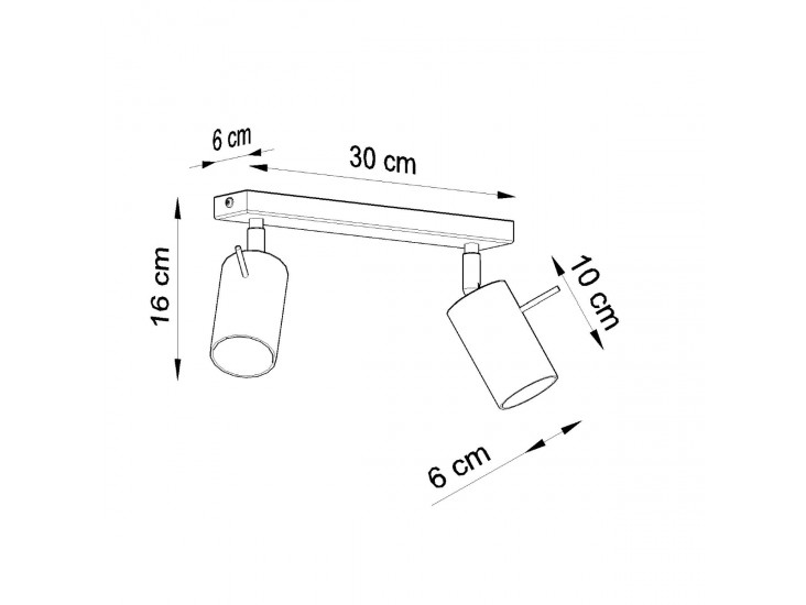Ring 2 króm mennyezeti lámpa