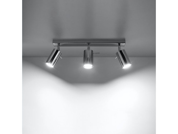 Ring 3 króm mennyezeti lámpa