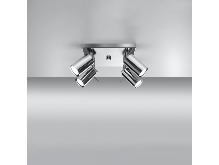 Ring 4 króm mennyezeti lámpa