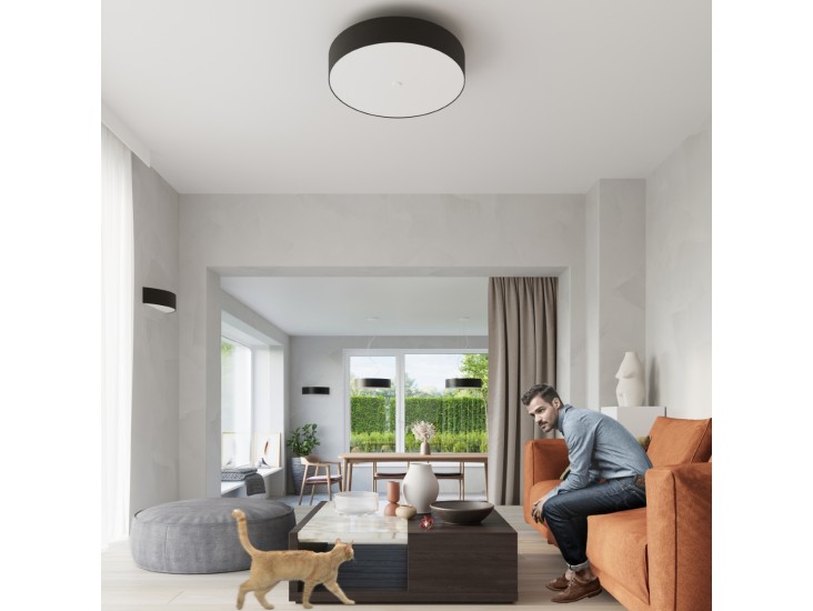 Skala 50 fekete mennyezeti lámpa