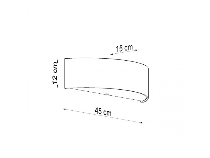 Skala fehér fali lámpa