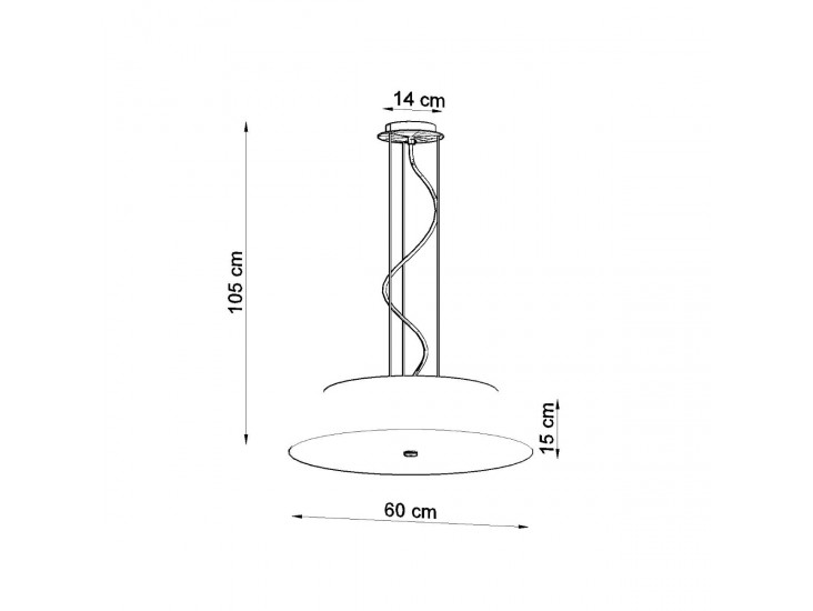 Vega 60 fekete csillár