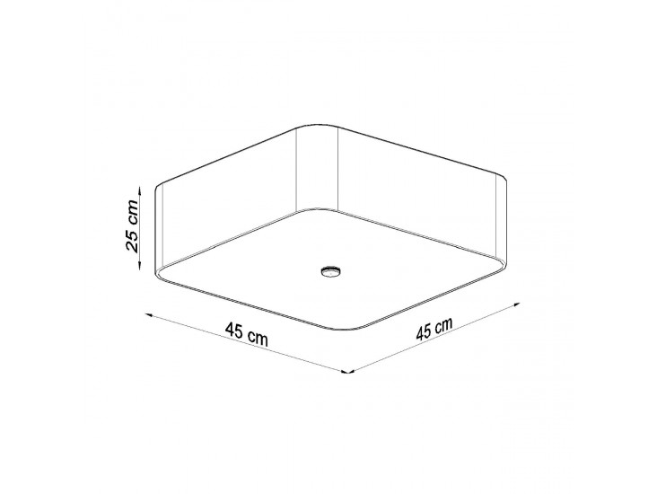 Lokko 45 fehér mennyezeti lámpa