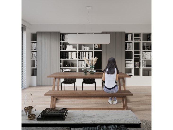 Santa 120 fehér csillár