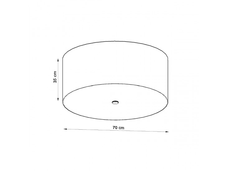 Otto 70 fekete csillár