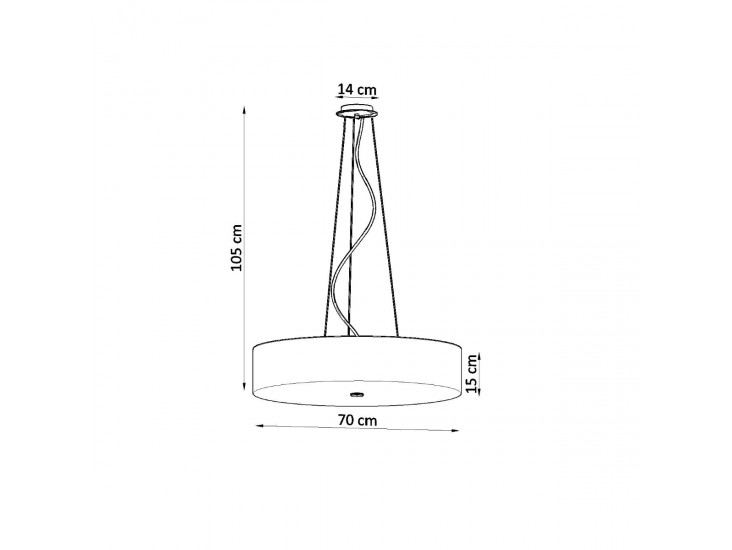 Skala 70 fehér csillár