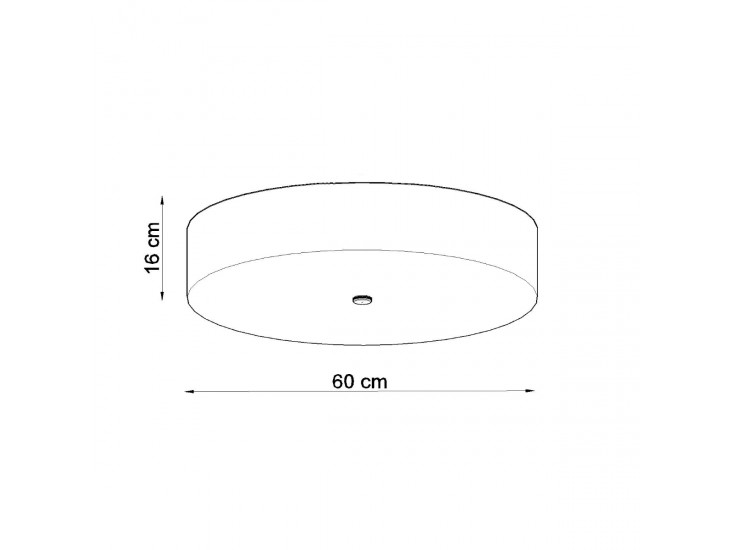 Skala 60 fekete mennyezeti lámpa