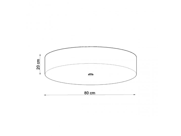 Skala 80 fekete mennyezeti lámpa