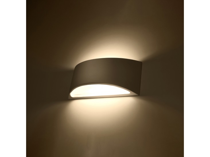 Vixen fehér kerámia fali lámpa