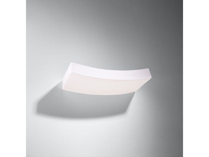 Hattor fehér kerámia fali lámpa