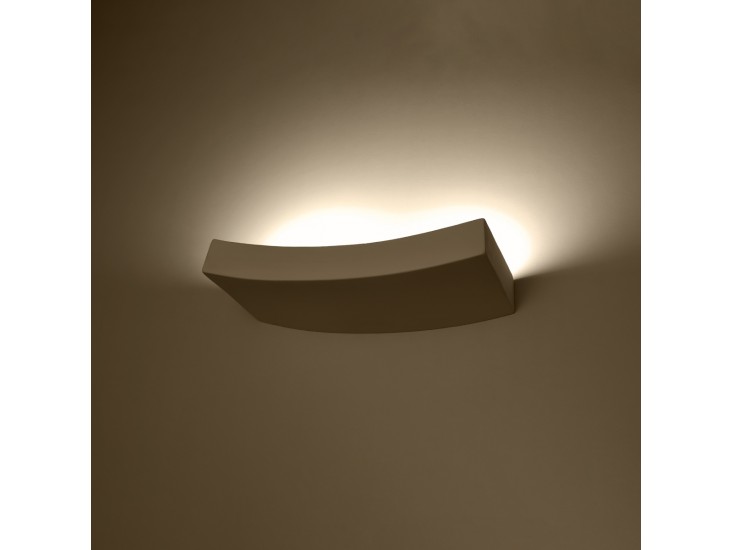 Hattor fehér kerámia fali lámpa