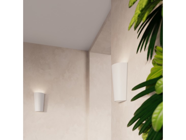 Lana fehér kerámia fali lámpa