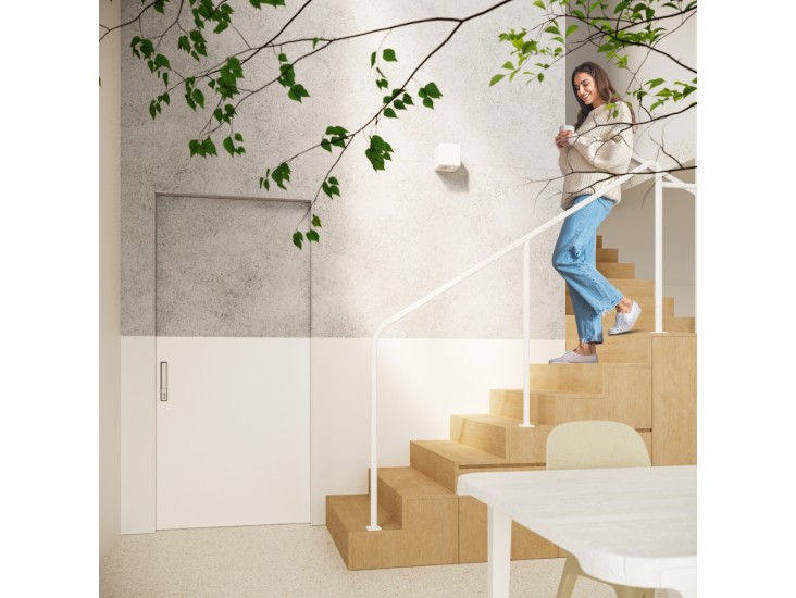 Nesta fehér kerámia fali lámpa