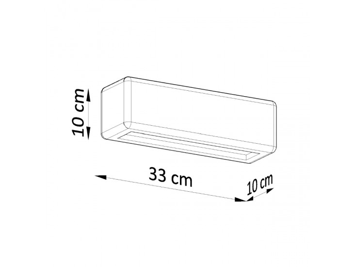 Subani fehér kerámia fali lámpa