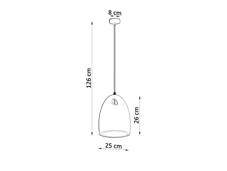 Bukano fehér kerámia függőlámpa