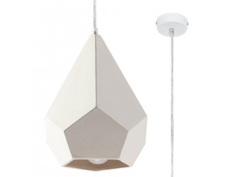 Pavlus fehér kerámia függőlámpa