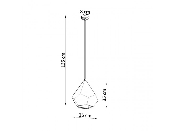 Pavlus fehér kerámia függőlámpa
