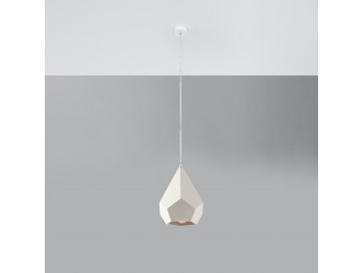 Pavlus fehér kerámia függőlámpa