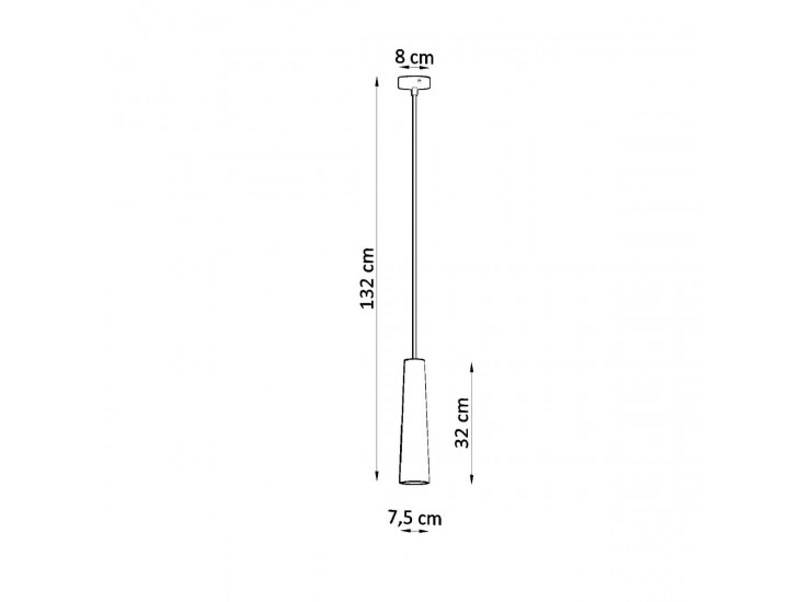 Electra fehér kerámia függőlámpa