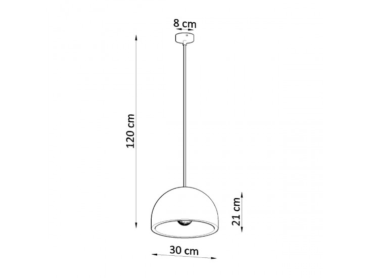 Pablito beton függőlámpa