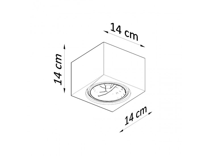 Seida fehér kerámia fali lámpa