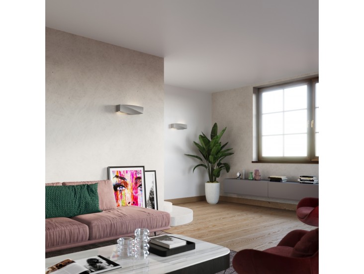 Sigma szürke kerámia fali lámpa