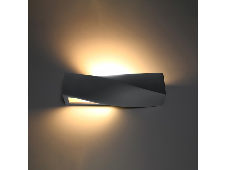 Sigma szürke kerámia fali lámpa