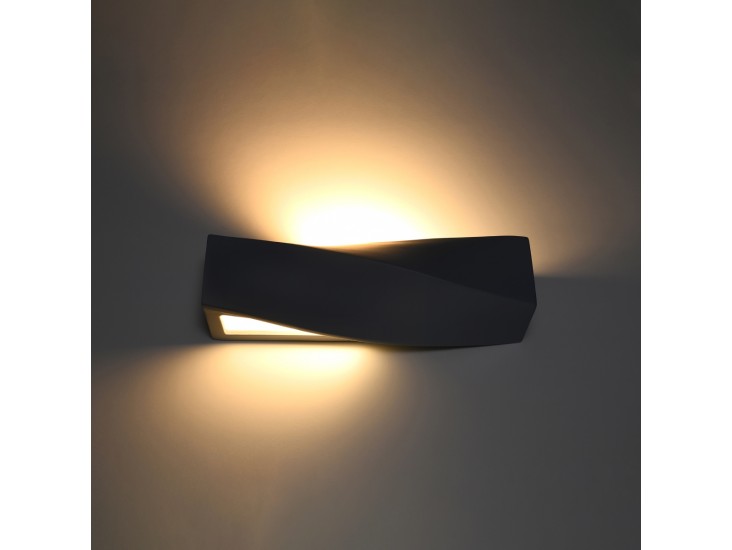 Sigma fekete kerámia fali lámpa