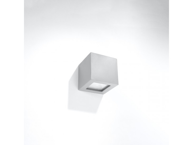 Leo szürke kerámia fali lámpa