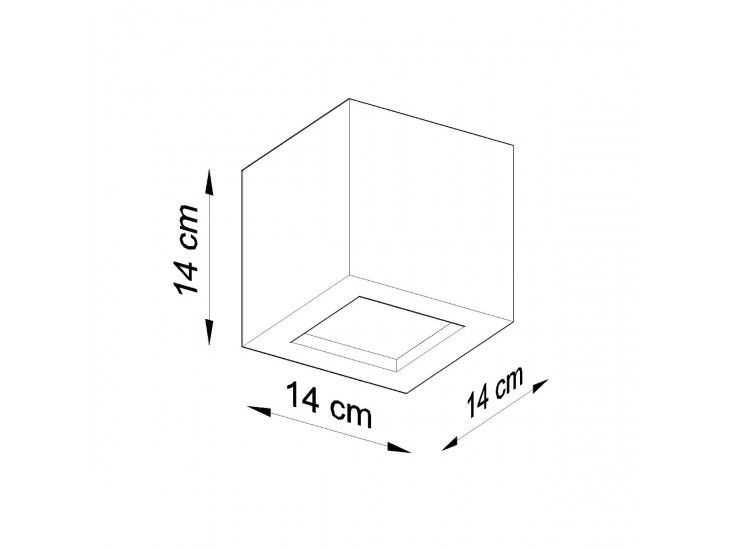 Leo fekete kerámia fali lámpa