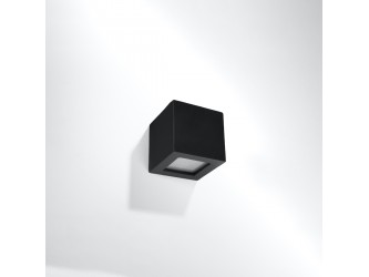 Leo fekete kerámia fali lámpa