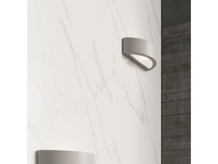 Atena szürke kerámia fali lámpa