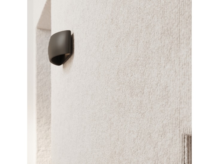 Pontius fekete kerámia fali lámpa