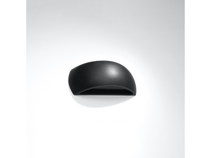 Pontius fekete kerámia fali lámpa