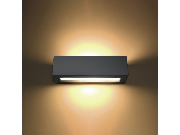 Vega szürke kerámia fali lámpa