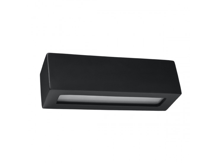 Vega fekete kerámia fali lámpa