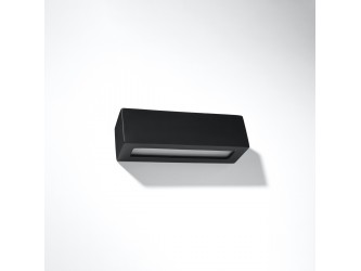 Vega fekete kerámia fali lámpa