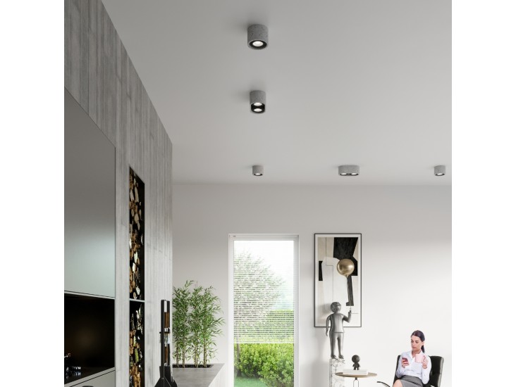 Basic 1 beton mennyezeti lámpa