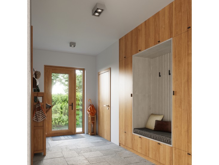 Quatro 1 beton mennyezeti lámpa