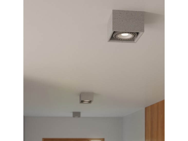 Quatro 1 beton mennyezeti lámpa