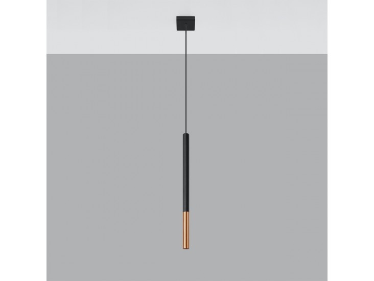 Mozaica 1 fekete/réz függőlámpa