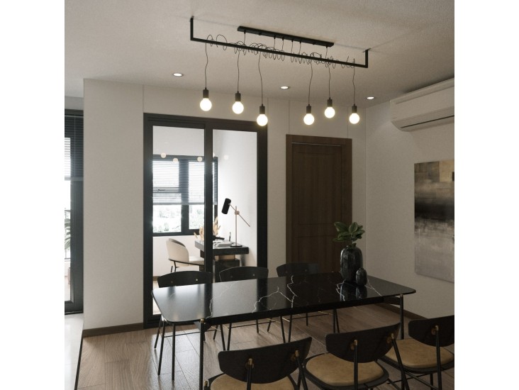 Salamanca 2 fekete csillár