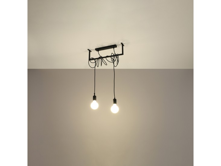 Salamanca 2 fekete csillár