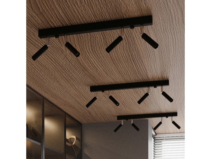 Eyetech 1 fekete fali lámpa